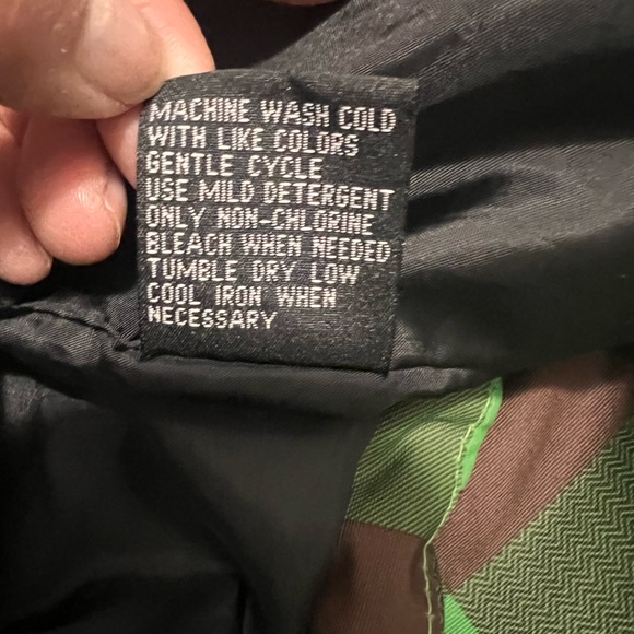 Pipeline Co. Green And Brown Plaid Winter Ski snowboard Bomber Jacket - Picture 10 of 11